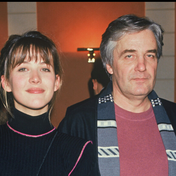 Sophie Marceau et son ex compagnon à l'inauguration de l'hôtel Marignan à Paris