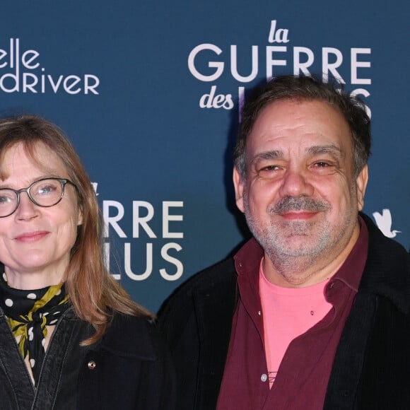 Isabelle Carré et Didier Bourdon à la première du film "La Guerre des Lulus" au cinéma Pathé Wepler à Paris, France, le 15 janvier 2023. © Coadic Guirec/Bestimage 