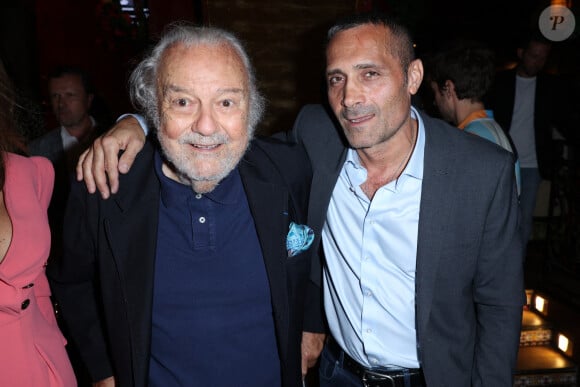 Exclusif - Norbert Saada et David Setrouk lors du vernissage de l'exposition du photographe de plateau Christophe Brachet 'Les Coulisses du Cinema' organisé par Five Eyes Production au Buddha Bar à Paris, France le 19 juin 2023.