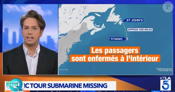 Un sous-marin a disparu dans la zone du Titanic. @ TF1