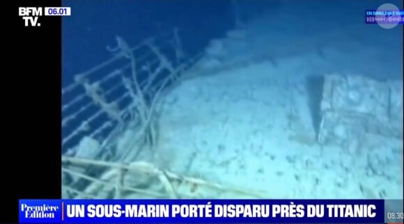 Un sous-marin a disparu dans la zone du Titanic. @ BFM