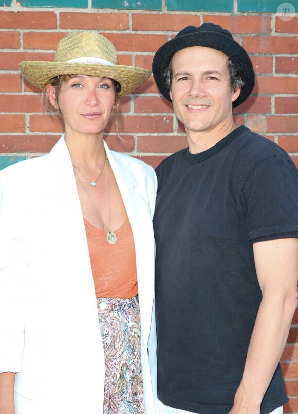 Caroline Anglade et son compagnon Nicolas Moreau à la seconde édition du festival du film de Demain au Ciné Lumière à Vierzon, France, le 3 juin 2023. © Coadic Guirec/Bestimage 