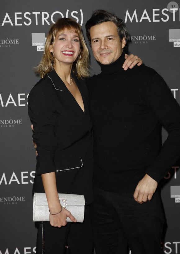 Caroline Anglade et son mari Nicolas Moreau - Avant-première du film "Maestro(s)" au Cinéma UGC Normandie à Paris le 5 décembre 2022. © Marc Ausset-Lacroix/Bestimage