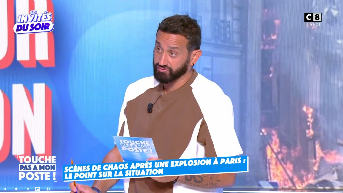 Je vous sens pas bien..." : Énorme explosion à Paris, Cyril Hanouna touché  par le témoignage d'une habitante - Purepeople