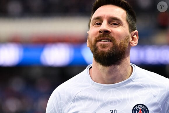 Lionel Leo Messi ( 30 - PSG ) - - Match de Football Ligue 1 Uber Eats PSG Vs Ajaccio (5-0) au Parc des Princes à Paris le 13 mai 2023. © Federico Pestellini / Panoramic / Bestimage