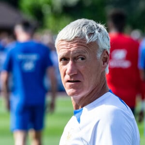 Didier Deschamps - L'équipe de France de football s'entraine à Clairefontaine avant son match de qualification pour l’Euro 2024, le 12 juin 2023. la France affrontera Gibraltar ce vendredi 16 juin à 20h45 au Stade de l'Algarve à Faro-Loulé au Portugal.