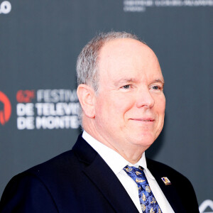 Le prince Albert II de Monaco sur le tapis rouge du photocall de la cérémonie d'ouverture du 62ème Festival de Télévision de Monte-Carlo, à Monaco, le 16 juin 2023. © Claudia Albuquerque/BestImage 