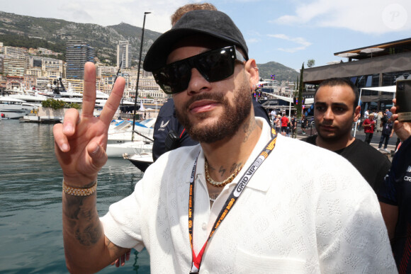 Neymar Jr. au Grand Prix de Formule 1 (F1) de Monaco, le 28 mai 2023.