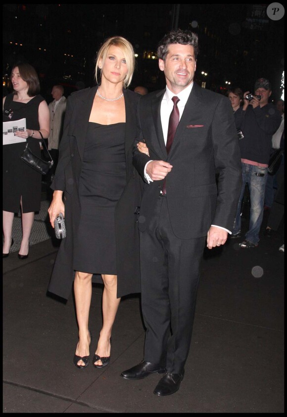 Patrick Dempsey et sa femme, Jill Fink, à New York, le 28 octobre 2009 !