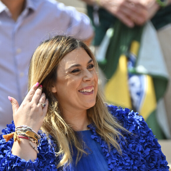 "Et juste comme ça, nous sommes réunis", écrit Marion Bartoli en légende d'une photo d'elle avec l'acteur américain de 60 ans et son mari
 
Marion Bartoli - Trophée des Légendes lors des Internationaux de France de Tennis de Roland Garros 2023 le 7 juin 2023.