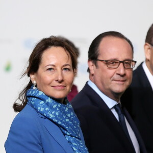 Ségoléne Royal, François Hollande - Arrivées des 150 chefs d'Etat pour le lancement de la 21ème conférence sur le climat (COP21) au Bourget le 30 novembre 2015. © Dominique Jacovides / Bestimage