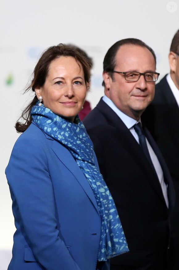 Ségoléne Royal, François Hollande - Arrivées des 150 chefs d'Etat pour le lancement de la 21ème conférence sur le climat (COP21) au Bourget le 30 novembre 2015. © Dominique Jacovides / Bestimage
