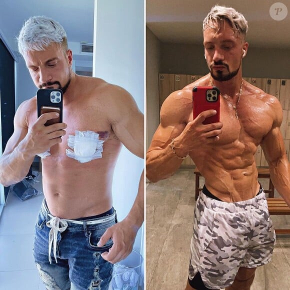 Le bodybuildeur et influenceur allemand Jo Lindnern, plus connu sous le nom de Joesthetics, sur Instagram.