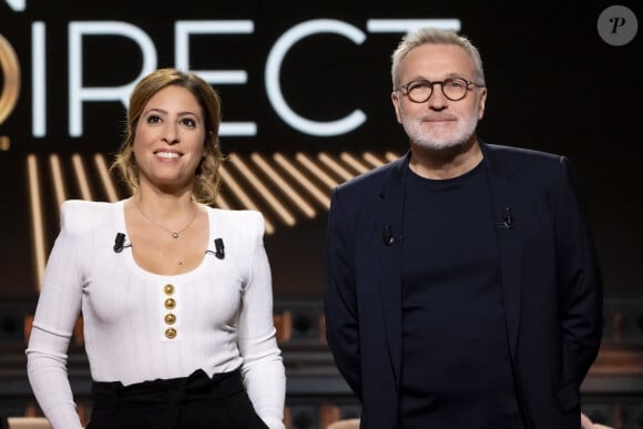 Exclusif - Léa Salamé, Laurent Ruquier - Enregistrement de l'émission "On Est En Direct (OEED)", présentée par L.Ruquier et L.Salamé, et diffusée en direct le 5 mars sur France 2 © Jack Tribeca / Bestimage