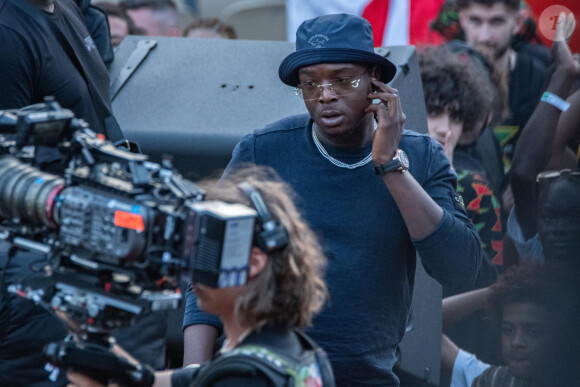 Ninho lors de la 20ème édition du Quai 54, le plus grand tournoi de Streetball, au stade de Roland Garros à Paris, France, le 1er juillet 2023. © Baptiste Autissier/Panoramic/Bestimage 