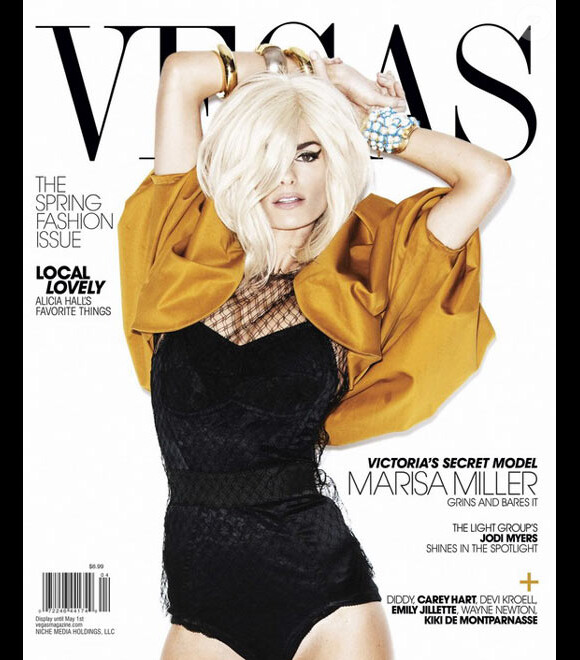 Marisa Miller en couverture de Vegas Magazine du mois de mars 2010