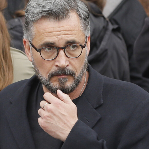 Il s'agit de la 21ème saison d'Olivier Minne à Fort Boyard
Olivier Minne - Obsèques de Christophe Michel (mari de JL Romero) au crématorium du cimetière du Père Lachaise à Paris