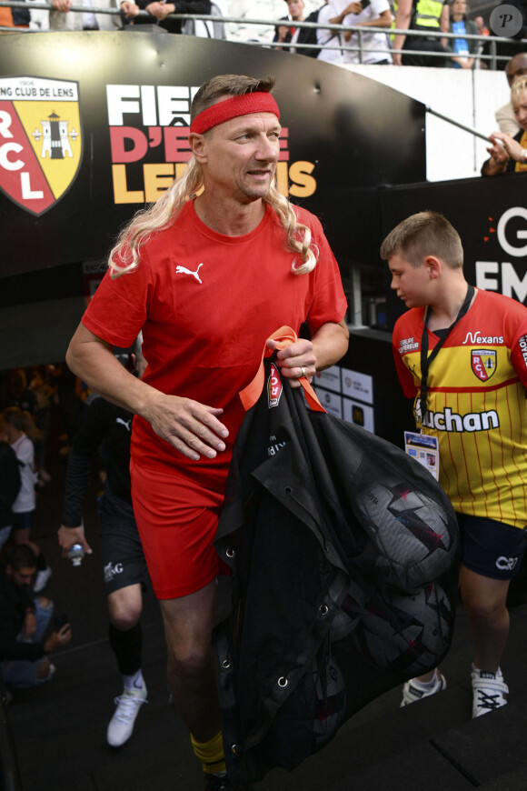 Tony Vairelles (Lens) - 3ème édition de la rencontre de football caritative "Match des héros" entre le "RC Lens Légendes" et "L'équipe Unicef" au stade Bollaert-Delelis à Lens le 6 juin 2023. Le tout dans le but de récolter des fonds pour l'Unicef et la fondation Racing Coeur de Lens.