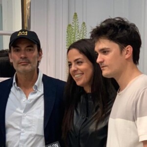 Anouchka, Anthony et Alain-Fabien Delon sur Instagram.