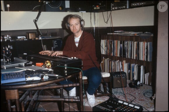 William Sheller chez lui à Paris en 1981