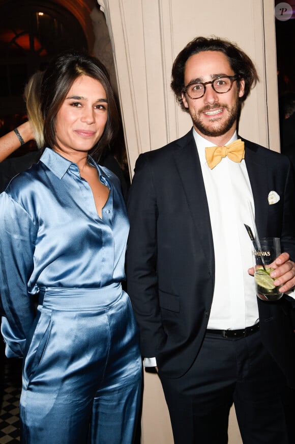 Thomas Hollande et Emilie Tran Nguyen lors de la soirée de la 8ème édition des GQ Hommes de l'Année 2017 au Trianon à Paris, France, le 15 novembre 2017. © Coadic Guirec/Bestimage