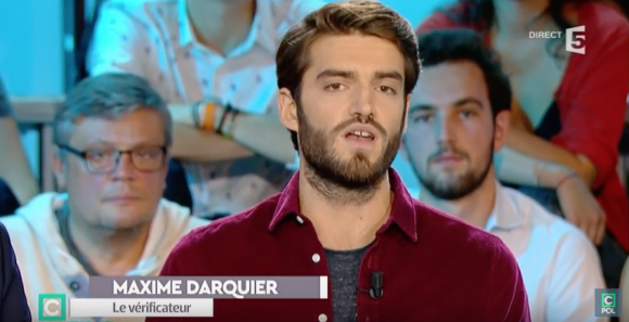 Maxime Darquier dans C politique sur France 5.