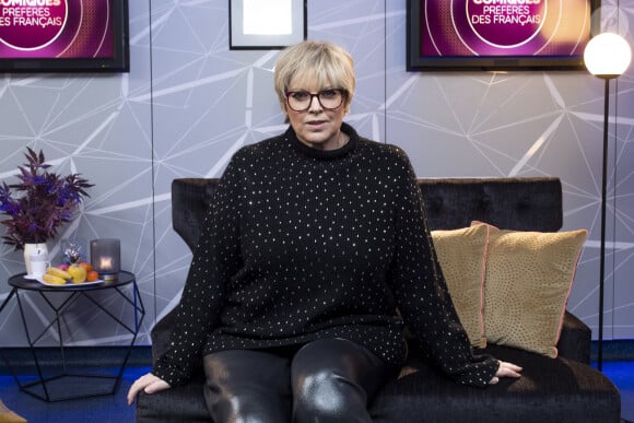 Exclusif - Laurence Boccolini - Backstage de l'enregistrement de l'émission "Les comiques préférés des français" au Palais des Sports (Dôme de Paris) à Paris, qui sera diffusée le 17 avril sur France 2 © Pierre Perusseau / Bestimage