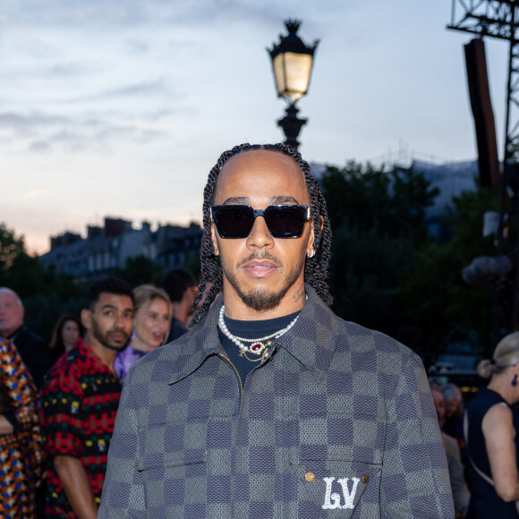 Lewis Hamilton - Arrivées au défilé de mode masculine prêt à porter printemps/été 2024 de la maison Louis Vuitton à Paris le 20 juin 2023. © Olivier Borde / Bertrand Rindoff / Bestimage