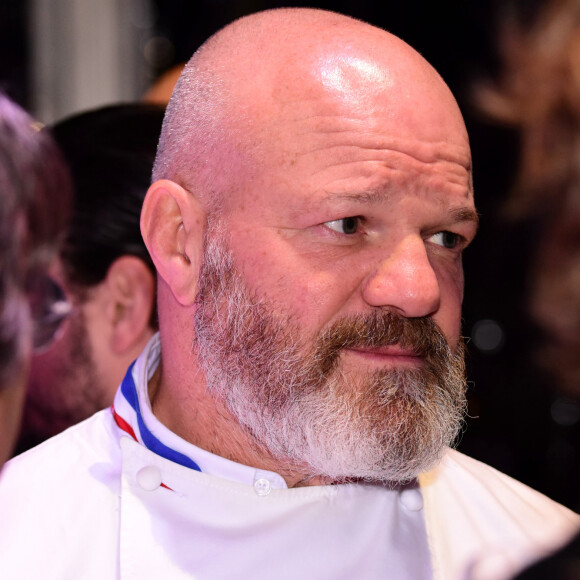 Ainsi ce jeudi 13 juillet 2023, la chaîne diffuse "Cauchemar en cuisine" avec Philippe Etchebest.
Le chef Philippe Etchebest lors du dîner de gala des Grands Chefs du monde à l'Abbaye Collonges - Paul Bocuse à Collonges-au-Mont-d'Or, Lyon, France, le 29 janvier 2019. © Romain Doucelin/Bestimage 