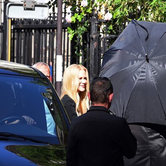 Nicole Kidman - Les célébrités arrivent à la réception du mariage de Zoe Kravitz et Karl Glusman dans la maison de Lenny Kravitz à Paris, France, le 29 juin 2019. 