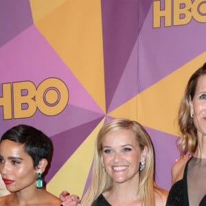 Nicole Kidman, Zoe Kravitz, Reese Witherspoon, Laura Dern, Shailene Woodley - Les célébrités arrivent à la soirée "HBO Golden Globe After Party" au Beverly Hilton à Los Angeles le 8 janvier 2018. 