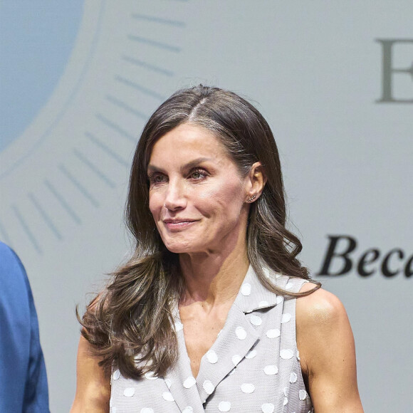 Letizia d'Espagne - Remise des décorations de La Caixa au Caixaforum, Madrid, Espagne, 12 juillet 2023.