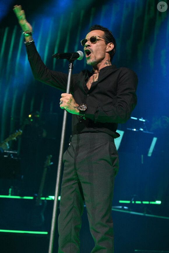 Marc Anthony en concert à la FTX Arena à Miami, le 19 novembre 2022. 
