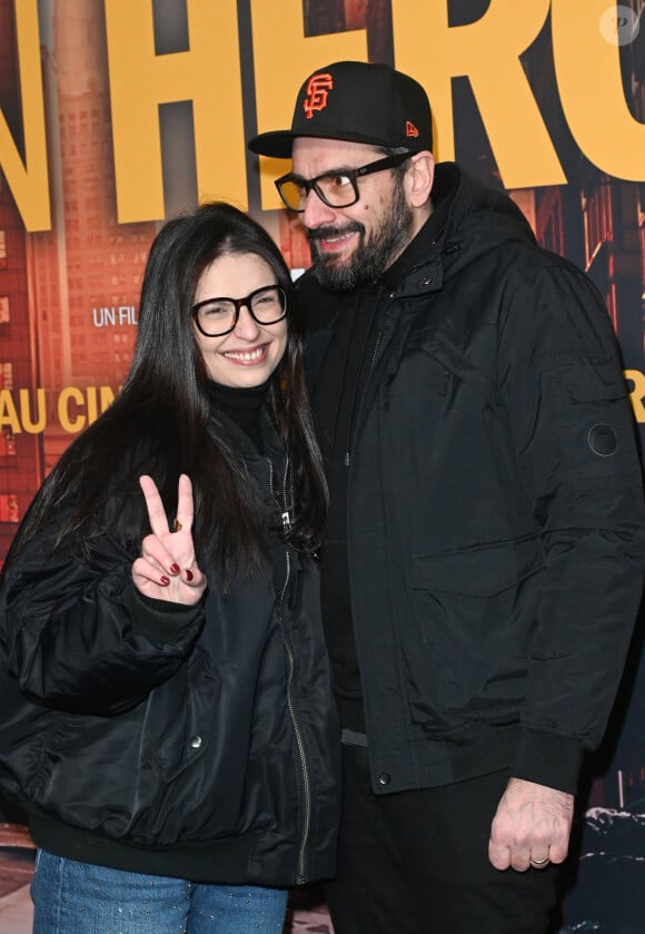 Lucie Bernardoni et son mari Patrice Maktav - Avant-première du film "Mon héroïne" au cinéma UGC Normandie à Paris le 12 décembre 2022. © Coadic Guirec/Bestimage