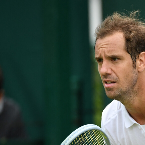 Richard Gasquet lors du tournoi de tennis Wimbledon 2022, le 30 juin 2022.