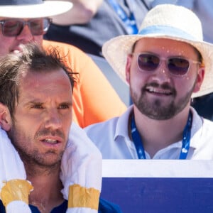 Richard Gasquet - Le Français R.Gasquet battu par l'Argentin P.Cachin (6-1, 7-5) lors de l'Open Sopra Storia à Villeurbanne, le 11 juin 2022. © Sandrine Thesillat / Panoramic / Bestimage  Open Sopra Steria - Villeurbanne, France. June 11th, 2022. 