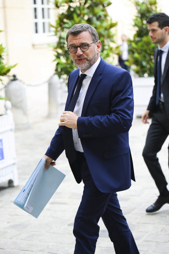 Olivier Klein - Ministre delegue auprès du ministre de la Transition écologique et de la Cohesion des territoires , chargé de la Ville et du Logement - Arrivées des ministres au comité interministériel des Outre-mer à l'hôtel de Matignon à Paris le 18 juillet 2023.