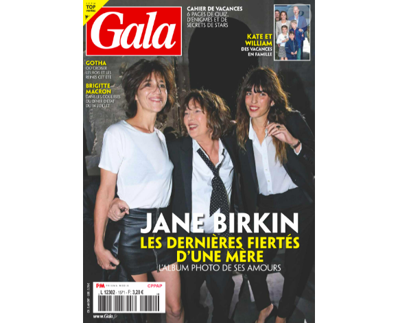 Couverture du magazine "Gala" paru le mercredi 19 juillet 2023.