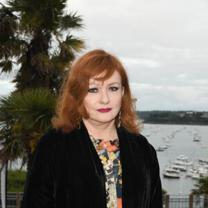 Catherine Jacob lors de l'inauguration de l'hôtel Barrière Le Grand Hôtel Dinard, après cinq mois de rénovation, à Dinard, France, le 15 juin 2019.  © Coadic Guirec/Bestimage 