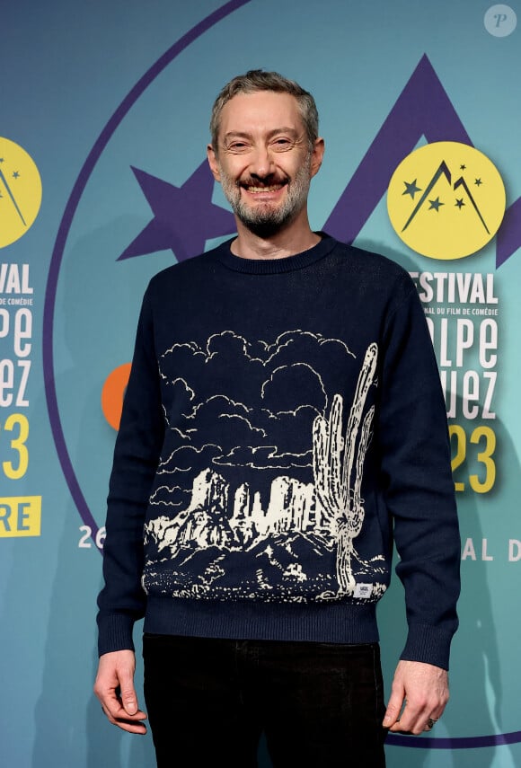 Vincent Desagnat pour le film "BDE" dans le cadre du 26ème Festival de l'Alpe d'Huez le 20 Janvier 2023 . © Dominique Jacovides/Bestimage