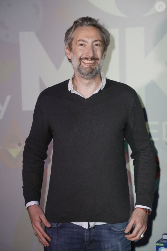 Vincent Desagnat - Lancement de la collection de mouchoirs "Lotus by MIKA" à l'Atelier des Lumières à Paris. Le 1er octobre 2020 © Christophe Aubert via Bestimage