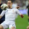 Franck Ribery lors du match amical de l'équipe de France face à l'Espagne
