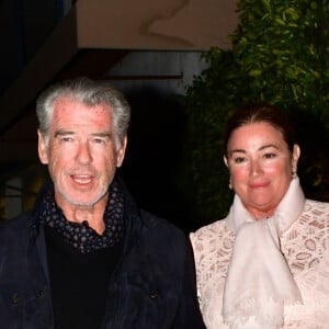 Exclusif - Pierce Brosnan est allé dîner avec sa femme Keely Shaye Smith au restaurant "Giorgio Baldi" à Los Angeles le 17 mai 2023.