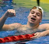 Le nageur ne rentrera pas en France après la fin de la compétition
Léon Marchand lors des championnats du monde 2023 au Japon.