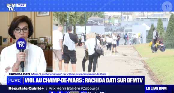 Rachida Dati sur BFMTV.