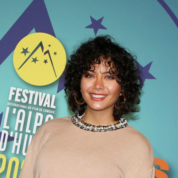 Vaimalama Chaves (Miss France 2019) - Photocall de la cérémonie de clôture du 26ème Festival de l'Alpe d'Huez le 21 janvier 2023. © Dominique Jacovides/Bestimage