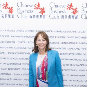 Ségolène Royal - Déjeuner du Chinese Business Club en l'honneur de Frédéric Arnault, Directeur Général de Tag Heuer (LVMH), dans les salons de l'hôtel du Collectionneur à Paris, France, le 21 Avril 2022. © Jack Tribeca/Bestimage