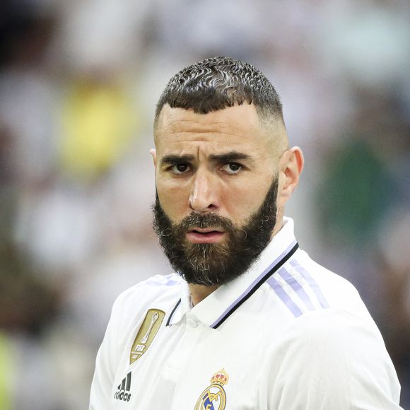 Karim Benzema joue son dernier match au Real Madrid face à l'Athletic Bilbao lors de la finale de Liga, le 4 juin 2023. © Elyxandro Cegarra / Panoramic / Bestimage 