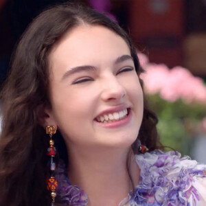 Deva Cassel, la fille de M.Bellucci et V.Cassel, égérie de la campagne du parfum "Dolce Lily" de Dolce & Gabbana. Milan. Le 22 mai 2022.