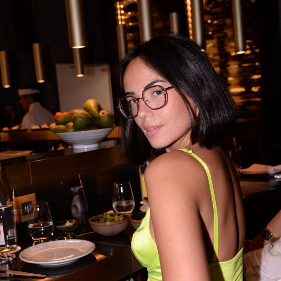 Exclusif - Agathe Auproux - Inauguration du restaurant "Yakuza" par le chef Olivier Da Costa à l'hôtel Vendome au 7 rue Helder à Paris le 12 septembre 2021. © Rachid Bellak/Bestimage